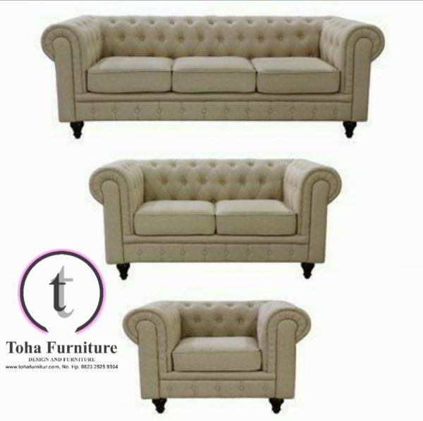 Set Kursi Sofa Chesterfield | Toha furniture | Kursi Sofa | Kursi Tamu | Kursi Teras |